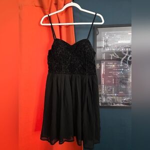 Black Spaghetti Strap Dress